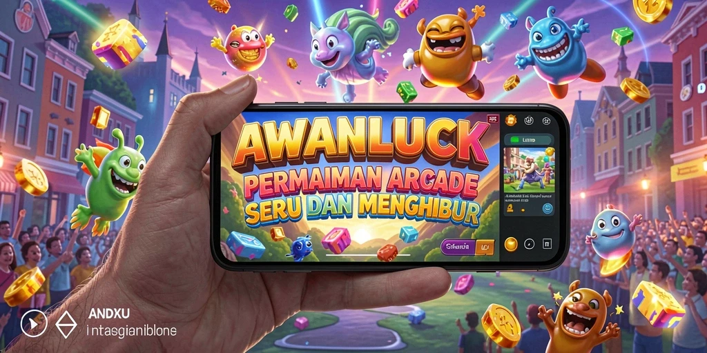 Tampilan permainan AWANLUCK yang menarik dan penuh warna.