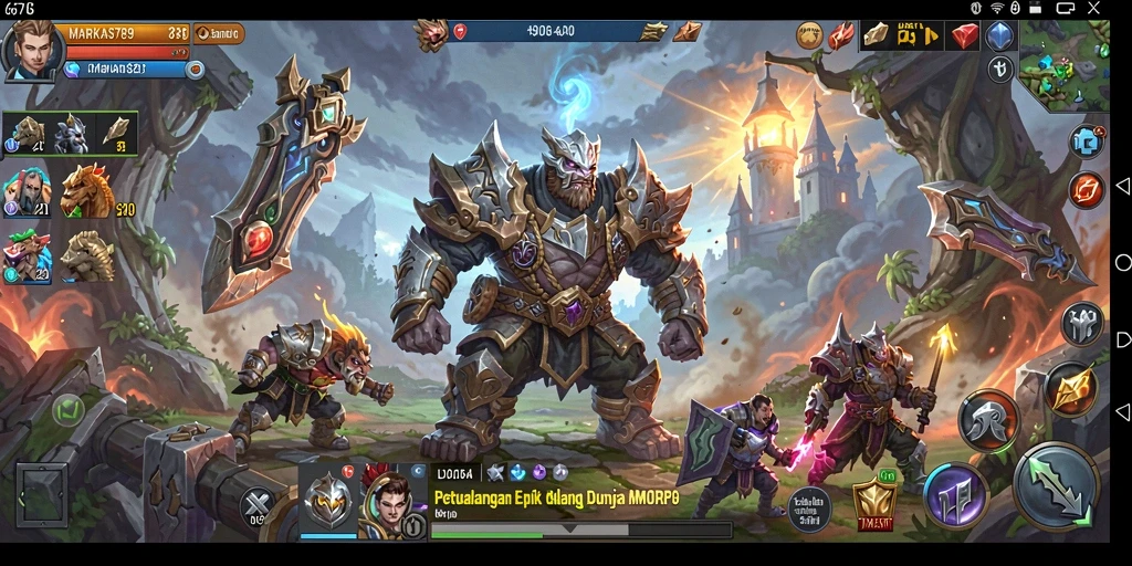 Tampilan gameplay <strong>MARKAS789</strong> yang mendebarkan dengan aksi pertarungan yang intens.
