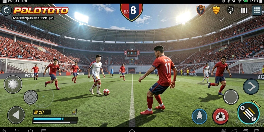 Tampilan gameplay POLOTOTO yang seru dan kompetitif.